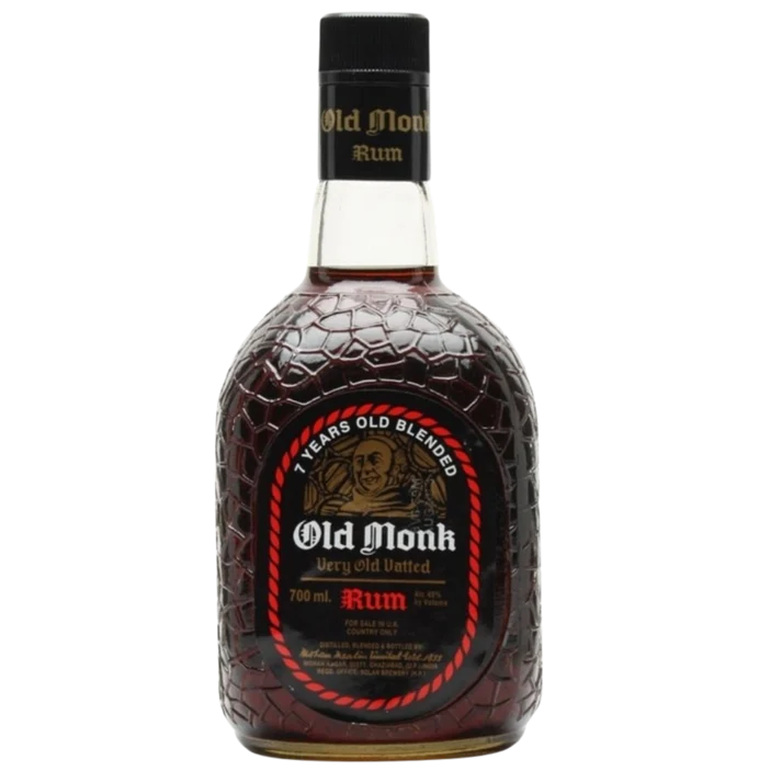 Old Monk 7 Year Old Rum 700 mL Bottle – Premium Indian Dark Rum